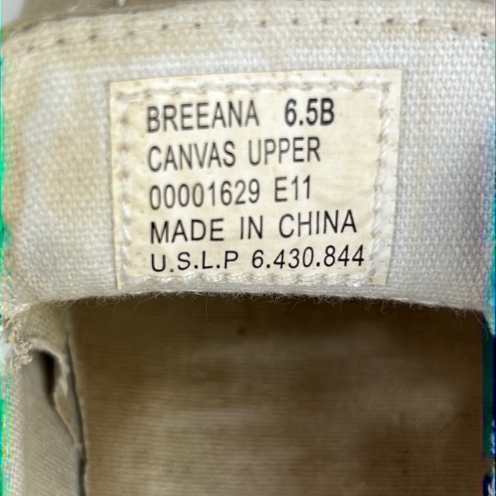 Lauren Ralph Lauren Women's Tan/Brown Breeana Canvas Boat Shoes Sz: 6.5B - Picture 9 of 9